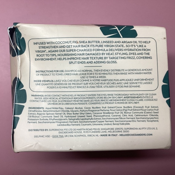 COCO & EVE Like A Virgin Coconut & Fig Hair Masque - 212ml - Picture 4 of 6